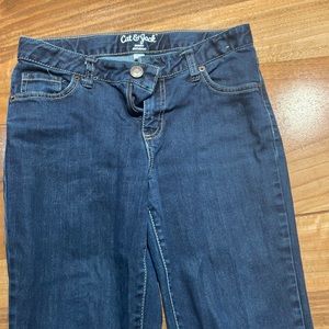 Cat and Jack jeans, dark blue, size 14 kids